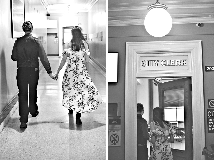 elopement at portland, maine city hall