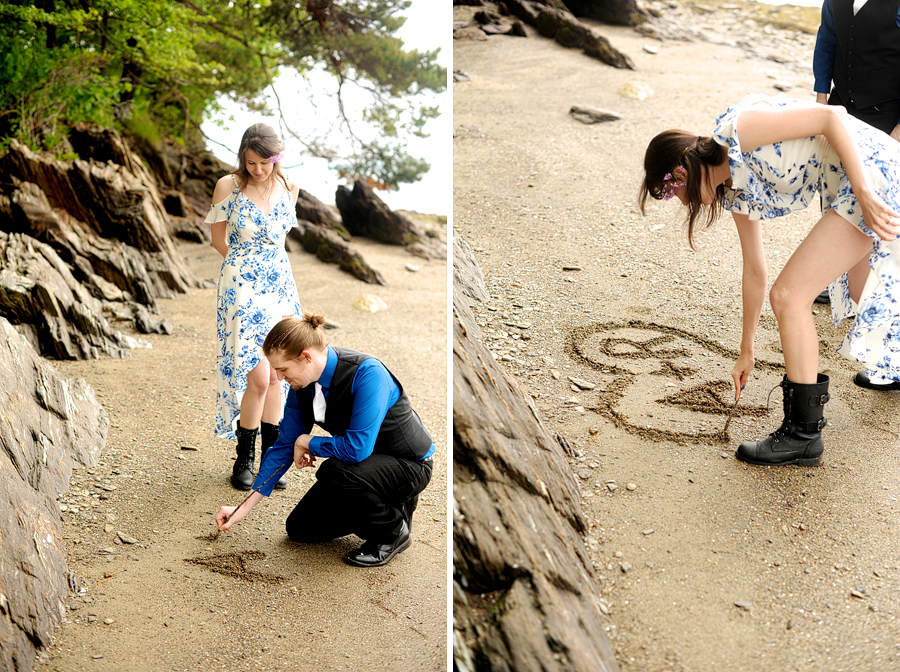 intimate mackworth island elopement