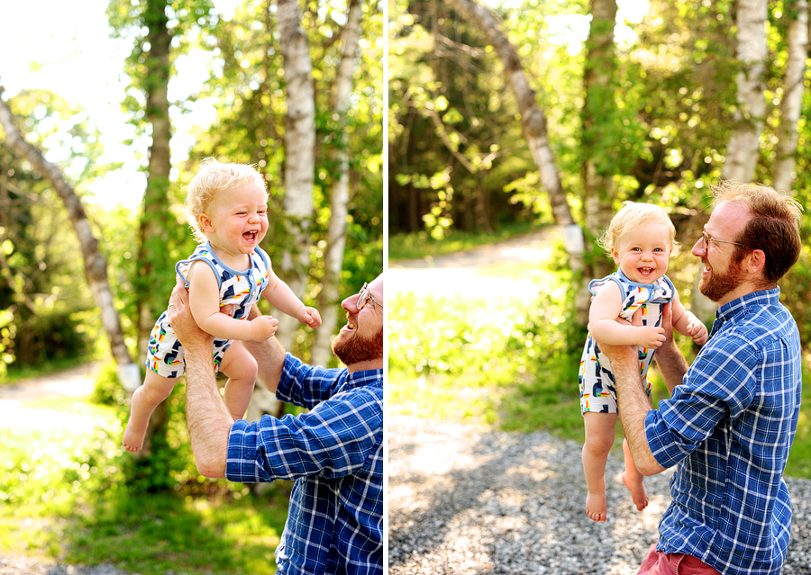 family photos on peaks island