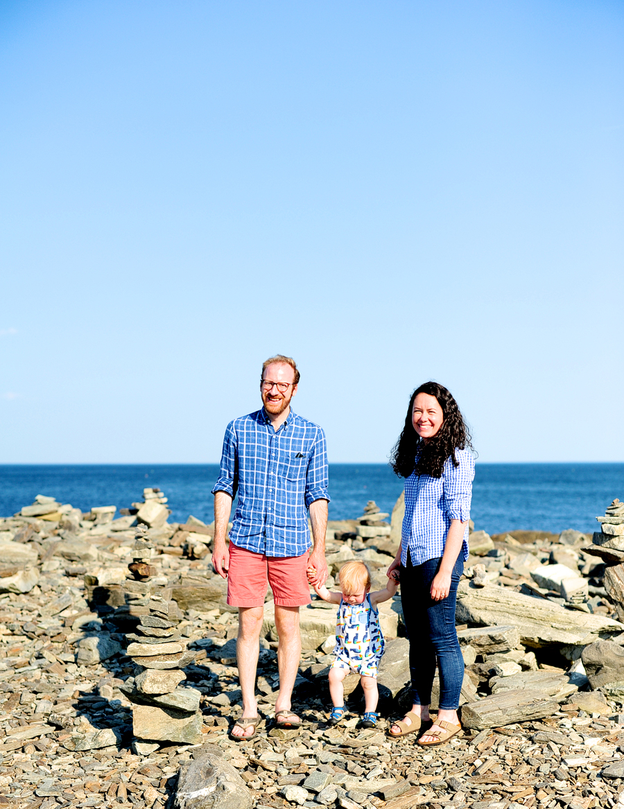 family photos on peaks island