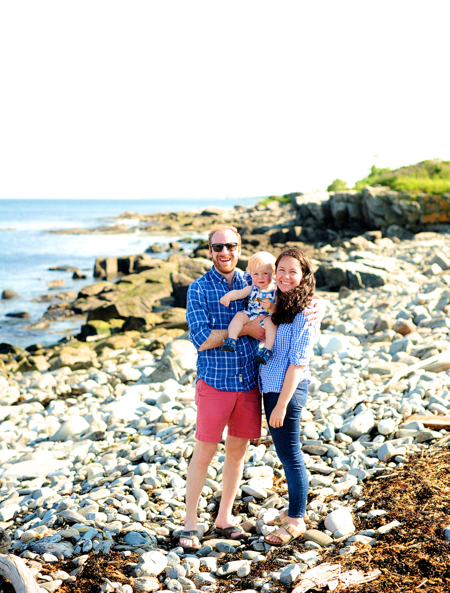 family photos on peaks island