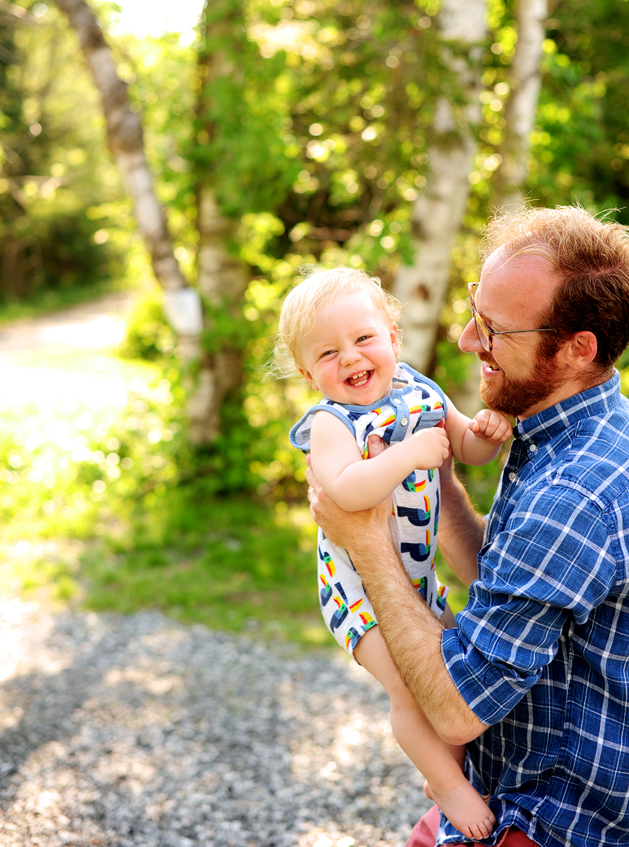 family photos on peaks island