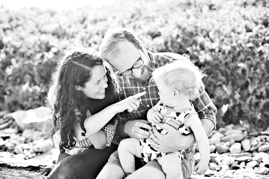 family photos on peaks island