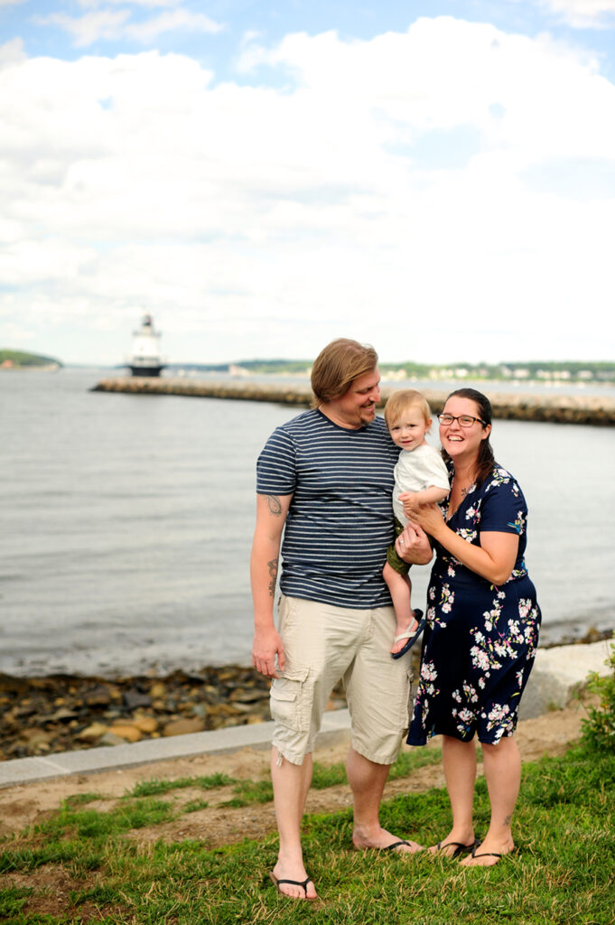 spring point ledge lighthouse family photos