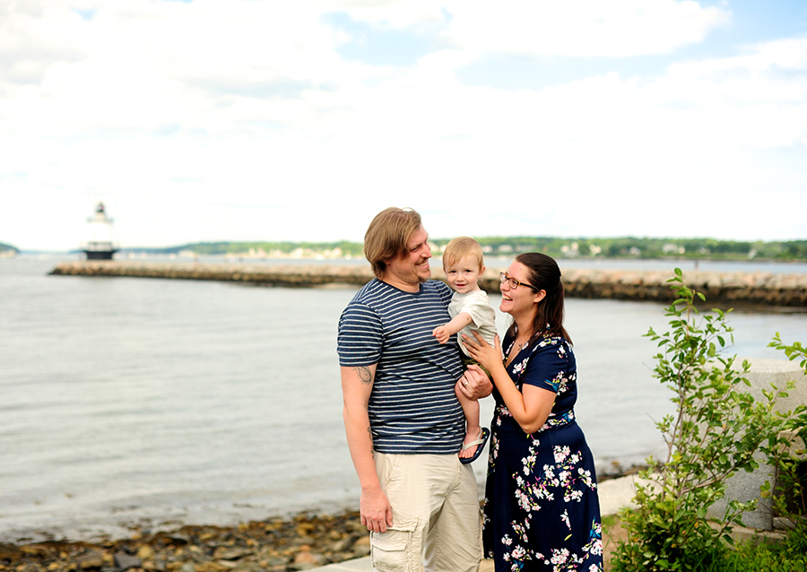 family session in south portland maine