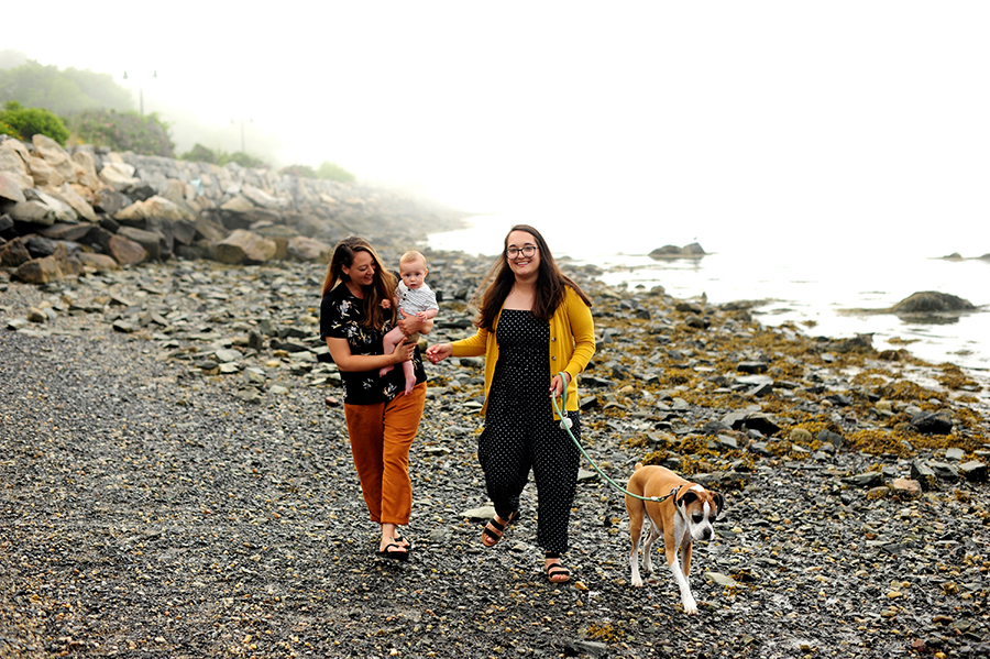 maine beach family photos